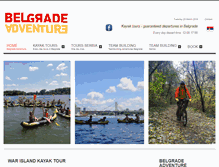Tablet Screenshot of belgradeadventure.com